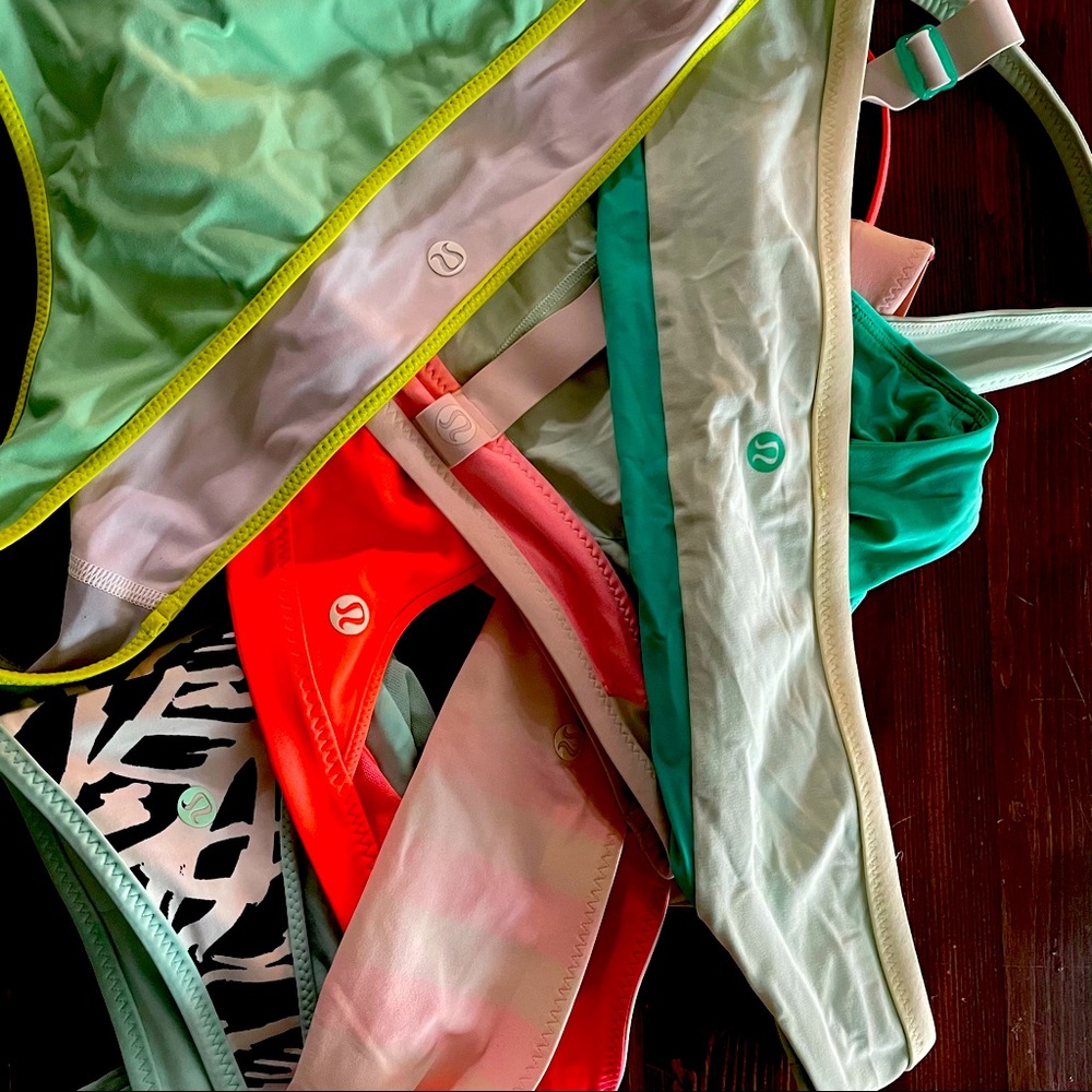 Lululemon Lot Bikini Swim Size 8 10 Top Bottom